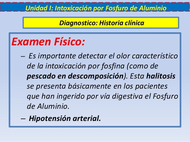 intoxicacion por fosfina